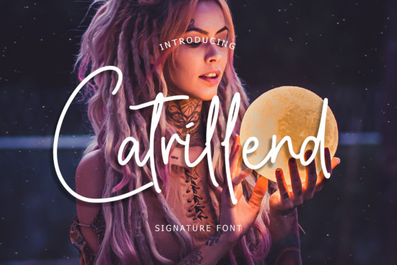 Catrillend: A Relaxed Handwritten Font for Personal Designs
