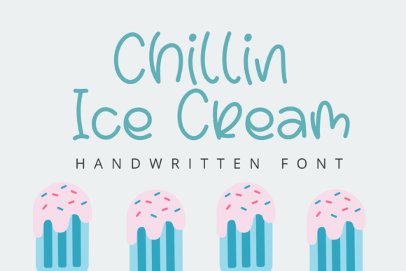 Chillin Ice Cream: A Playful Handwritten Font